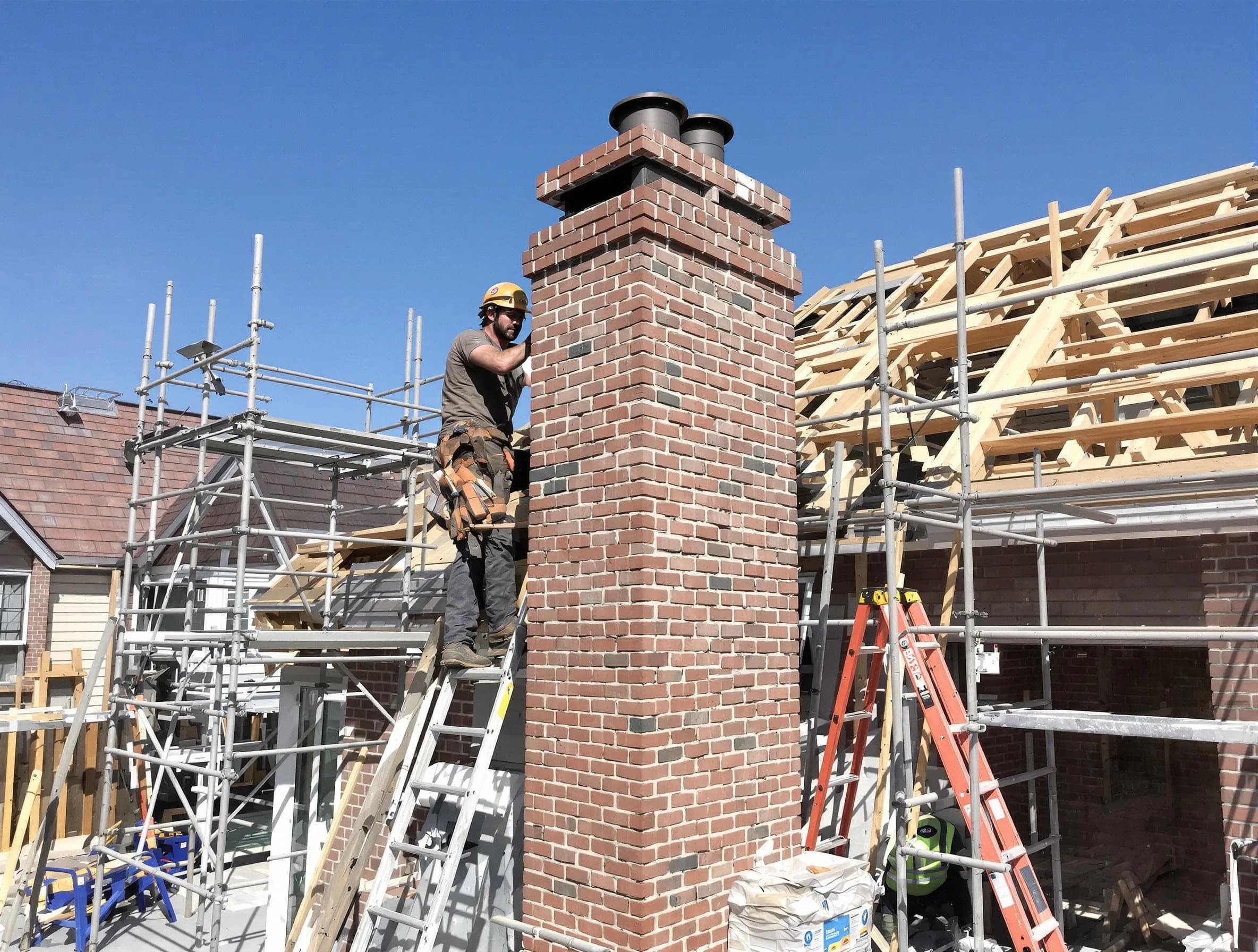 New chimney installation completed by Spencer Chimney Sweep in Spencer, OK