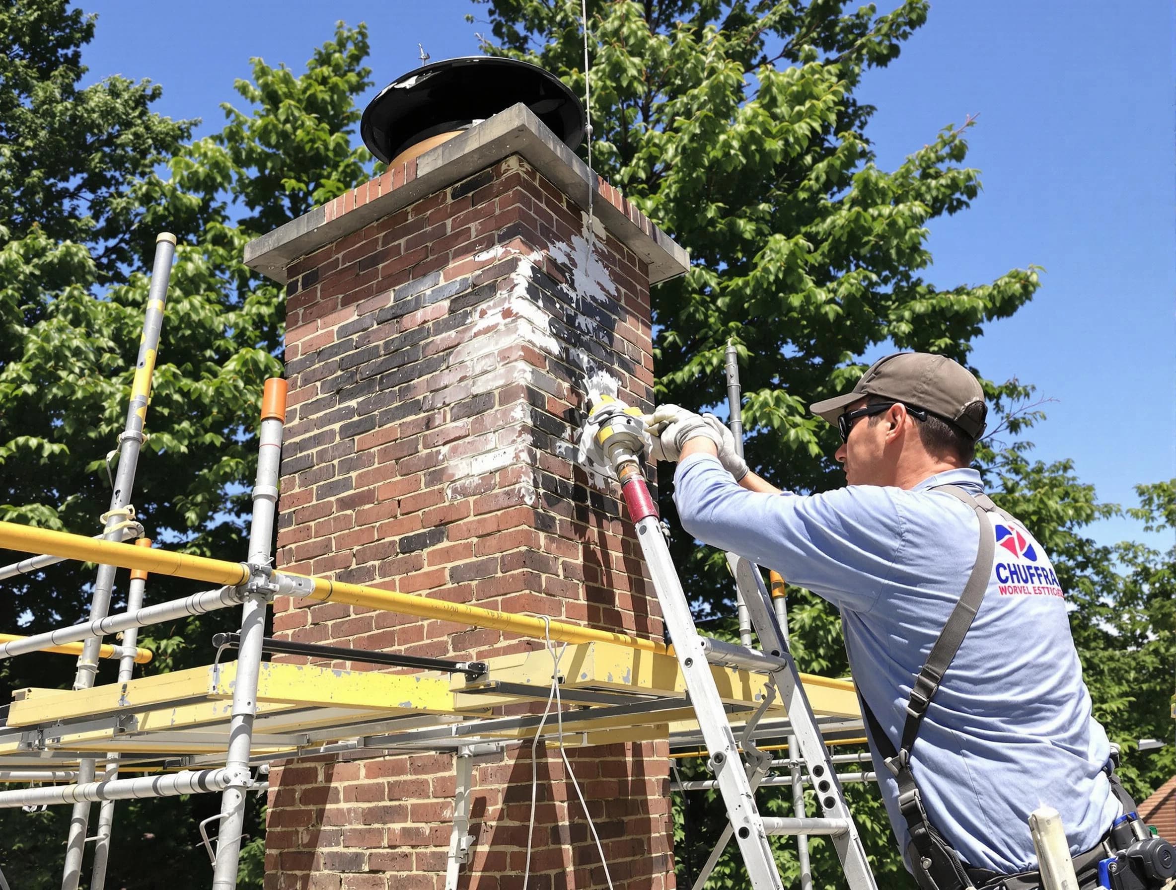 Structural chimney repair by Spencer Chimney Sweep in Spencer, OK