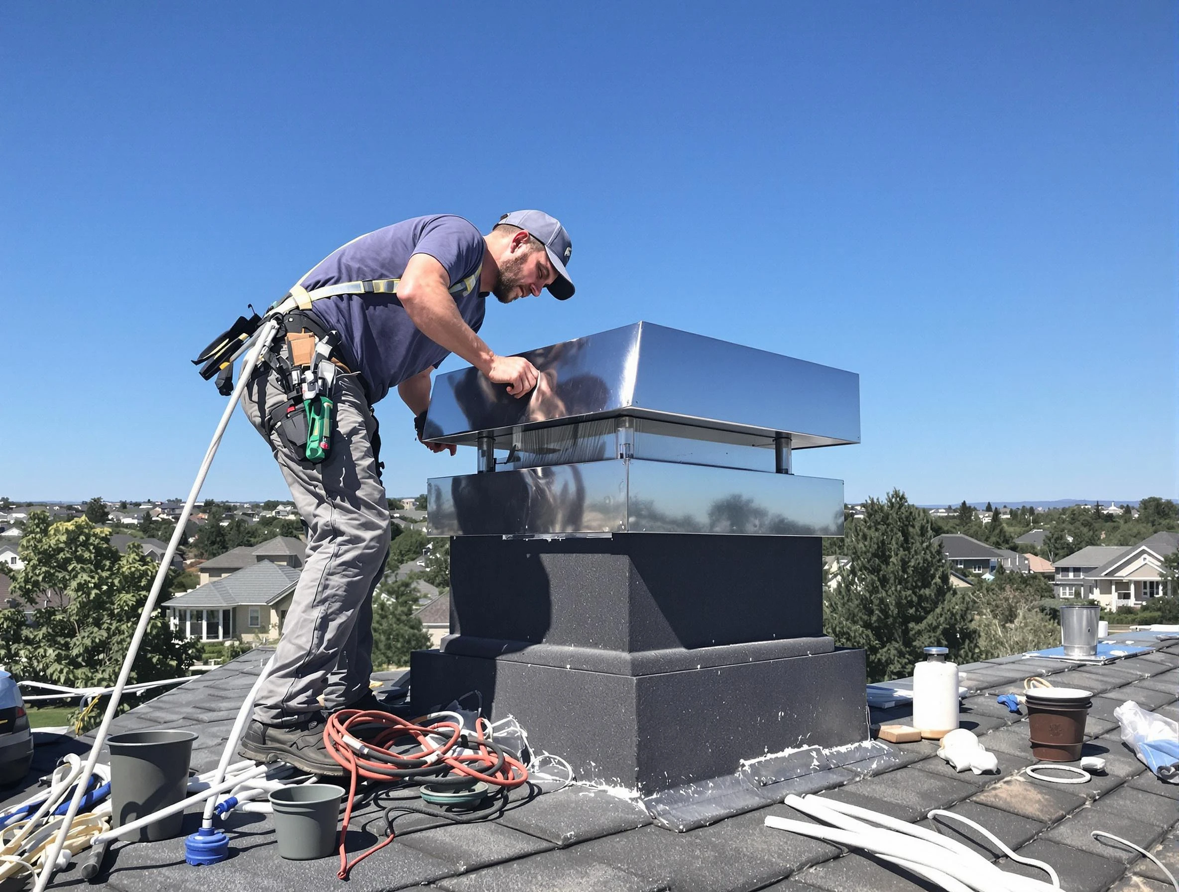 Chimney Cap Services in Spencer