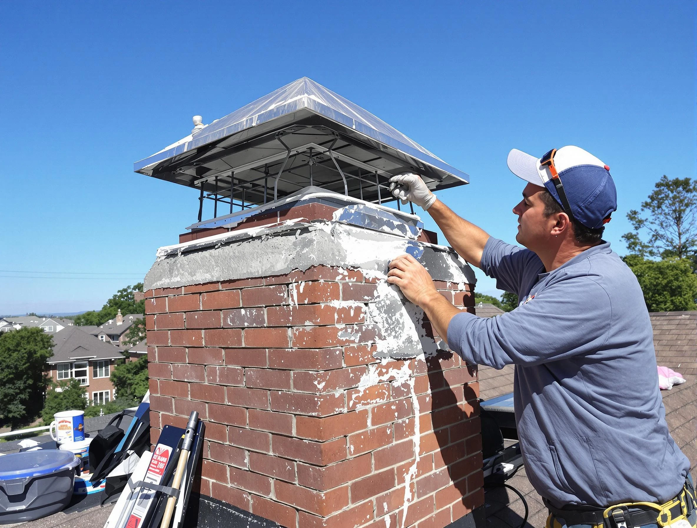 Chimney Crown Services in Spencer