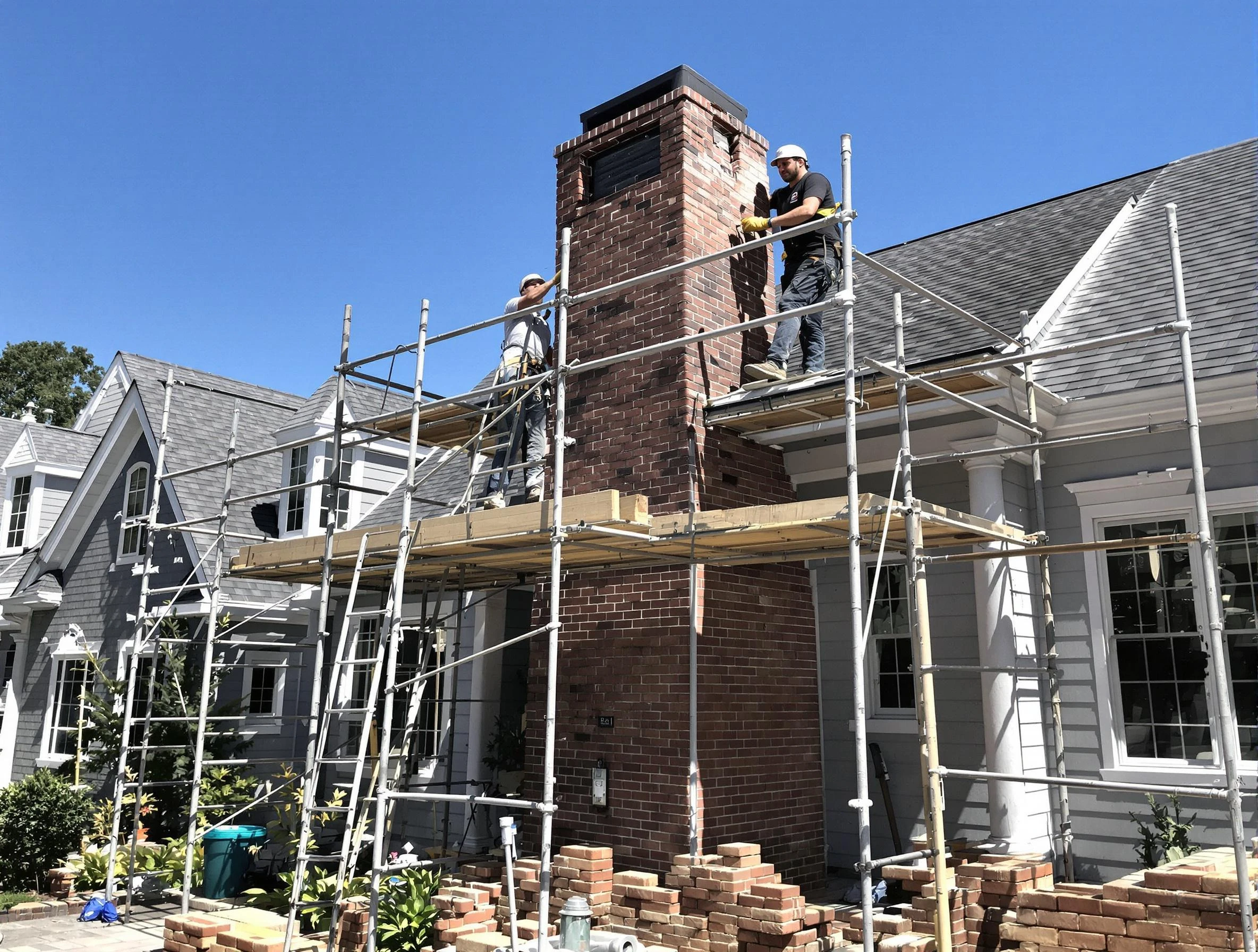 Chimney Rebuilding in Spencer